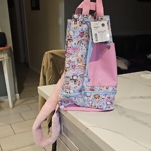 Tokidoki x Hello Kitty Pink and Multicolor Lunchbag